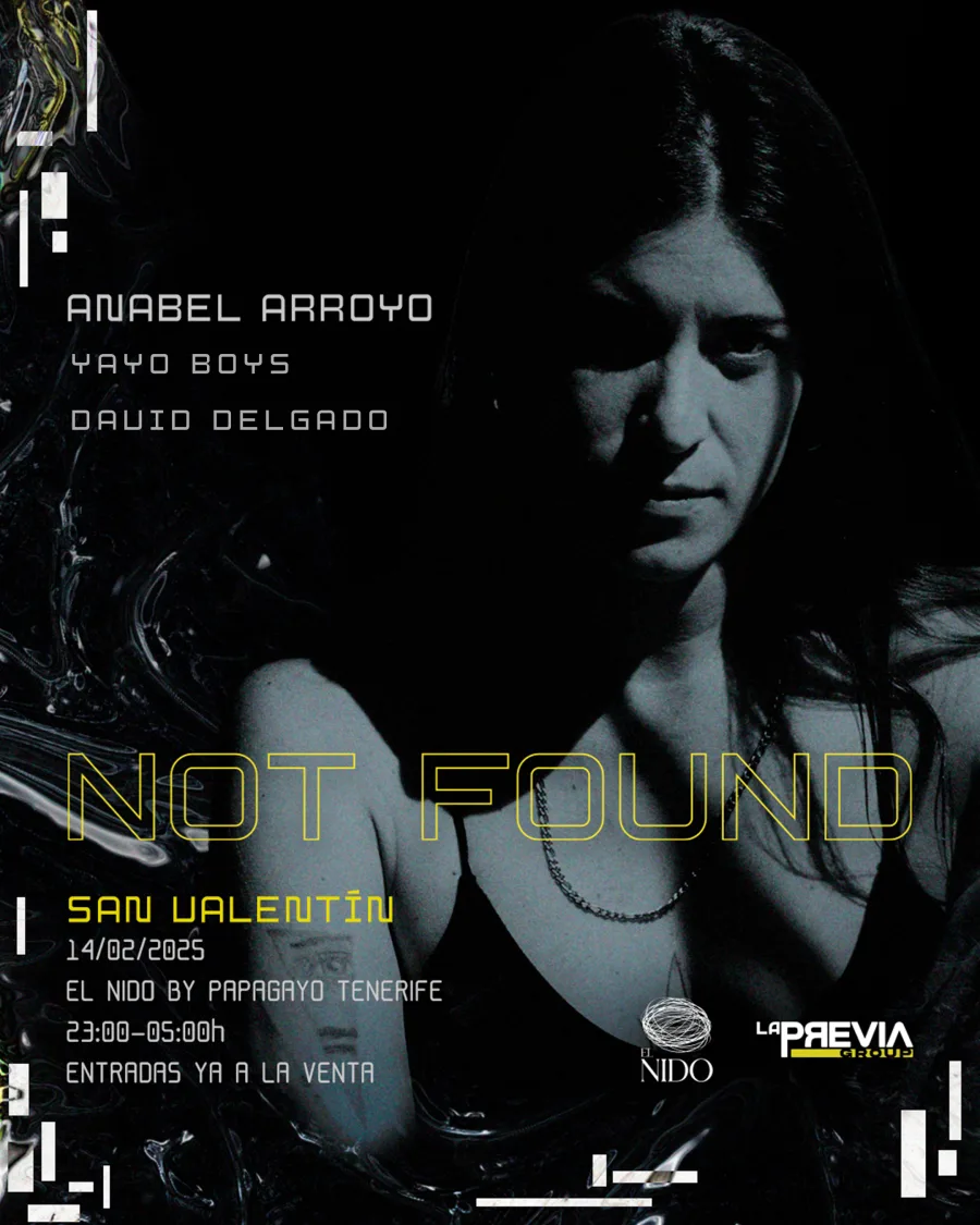 Not Found - Anabel Arroyo - Techno, Industrial Techno, Hard Groove Tenerife